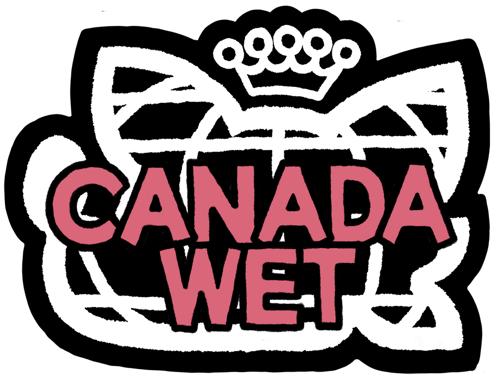 Holo Sticker - Canada Wet BLK