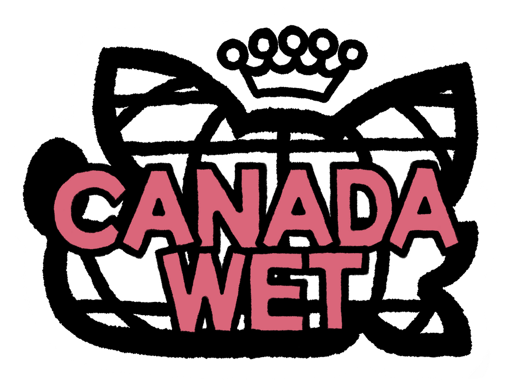 Holo Sticker - Canada Wet WHT
