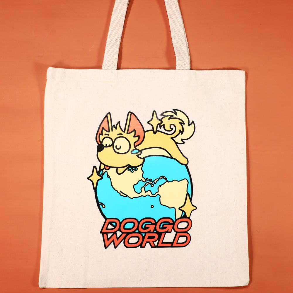 Sponge Doggo Tote Bag - Doggo World – Supykun